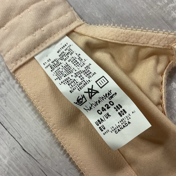 Trulife Naturalwear Mastectomy Bra Womens 36B Nude Wireless 420 - Picture 5 of 9